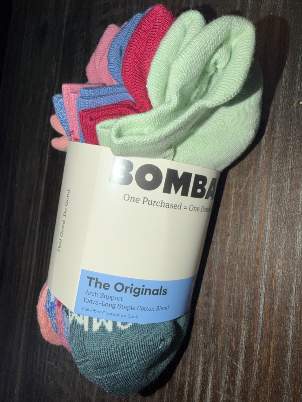 NEW 6 pack- Bombas Women’s Ankle Sock Size Small